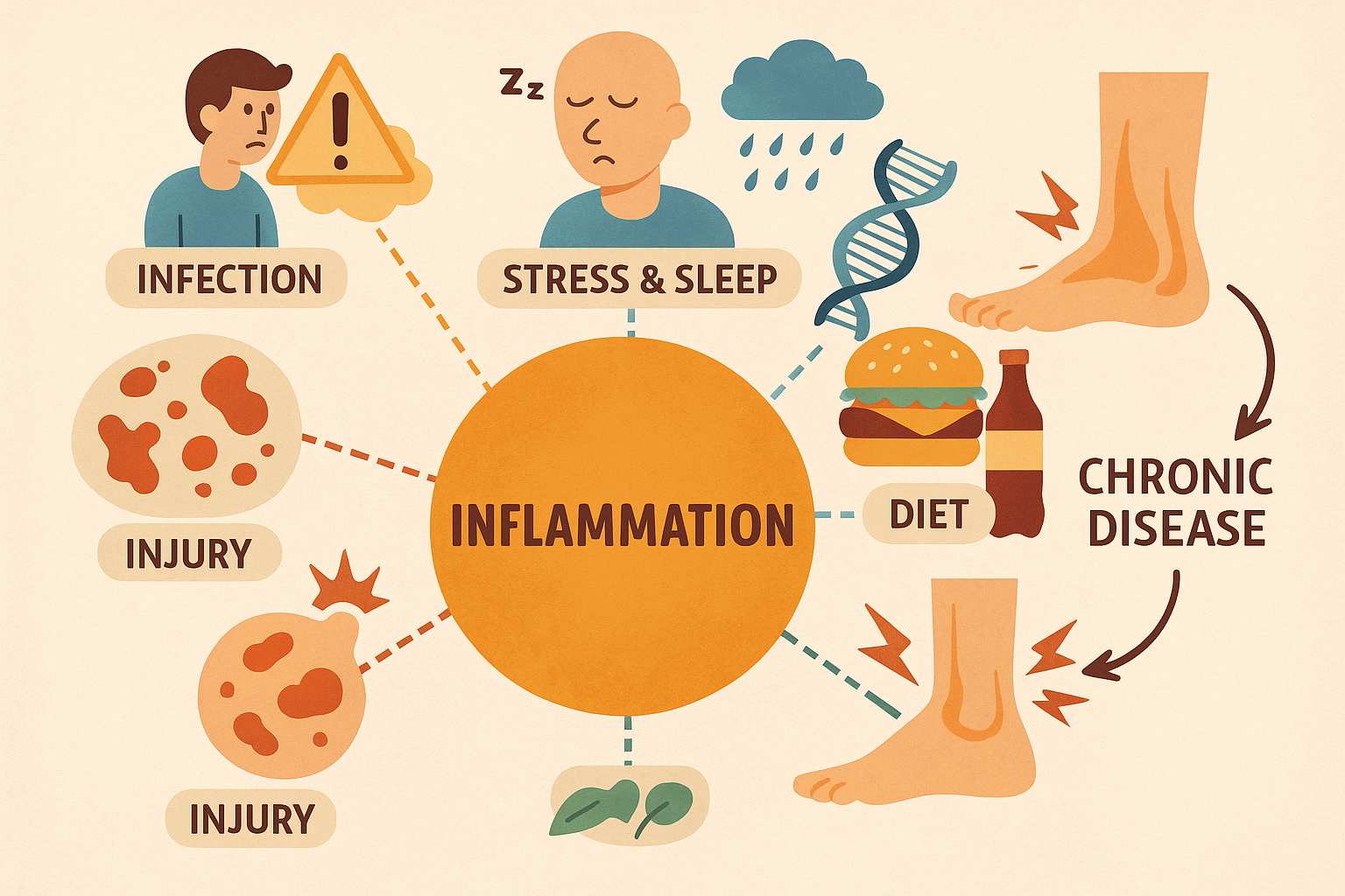 The Science of Inflammation: How the Program Runs, Fails, and Can Be Guided to Finish